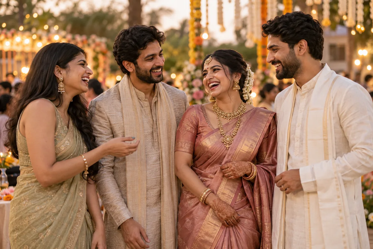 Sample matched wedding group photo
